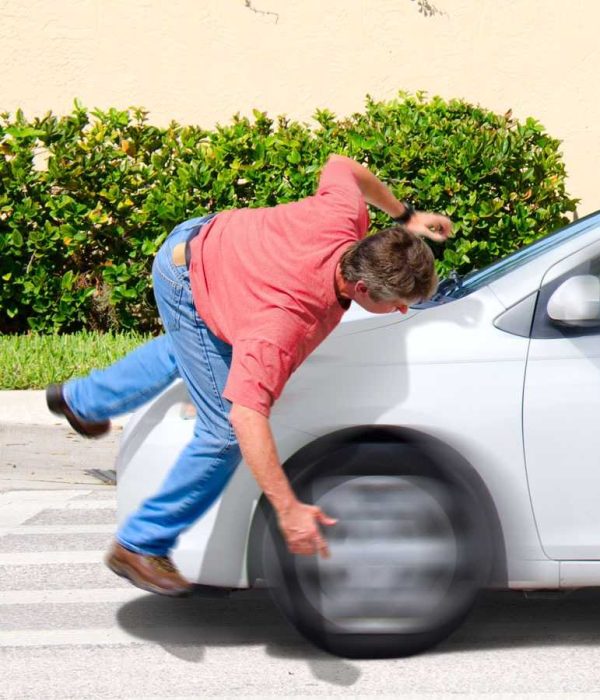 Pedestrian accident on crosswalk